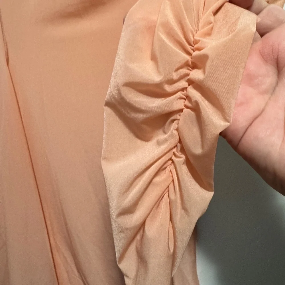 SKIMS Peach Long Sleeve Tunic Top - Picture 5 of 8